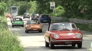 Club Fiat 850 Spider Bertone Raduno Maggio 2015 06 [upl. by Smukler981]