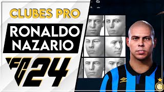 How to make RONALDO NAZARIO in EA FC 24✅ [upl. by Iaras]