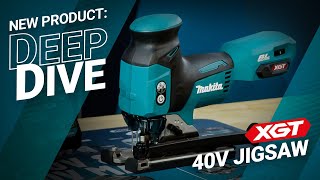 Product Deep Dive  Makita XGT 40V Jigsaw Brushless  JV001G [upl. by Hembree]