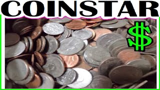 COINSTAR 🤑 How Much is a Coffee Can Full of Change Worth  Almost 15 Lbs Coins Exchanged for Cash [upl. by Navetse]