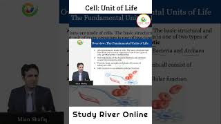 Cell Biology  Biology  General Science  Study River  Mian Shafiq [upl. by Dde]