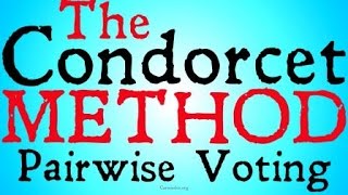 The Condorcet Method Voting System [upl. by Akemal]