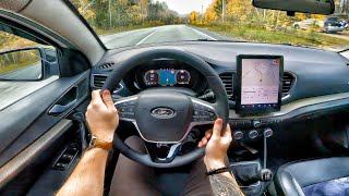 2023 LADA Vesta NG 16 MT  POV TEST DRIVE [upl. by Akeyla257]