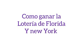 como ganar las loterias de 3 y 4 cifra en cualquier país [upl. by Verina]