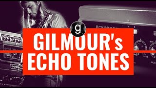 David Gilmours echo tones  the magic of the Pink Floyd sound [upl. by Ahsenyl416]