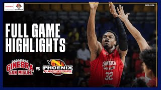 BRGY GINEBRA vs PHOENIX  FULL GAME HIGHLIGHTS  PBA SEASON 49 GOVERNORS CUP  SEPT 6 2024 [upl. by Delanos]