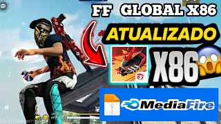 😱😱SAIU NOVA ATUALIZAÇÃO FREE FIRE GLOBAL X86 OTIMIZADO COM GRÁFICOS REDUZIDOS APK MEDIAFIRE 2024🔥 [upl. by Schaab588]