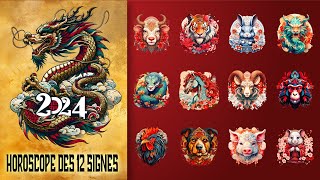 Horoscope Chinois 2024  Prévisions pour les 12 signes du zodiaque chinois [upl. by Card]