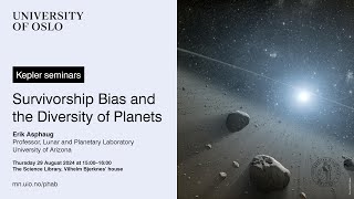 Kepler Seminars Survivorship Bias and the Diversity of Planets [upl. by Niai8]