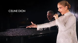 Celine Dion  Lhymne a Lamour Live at Paris 2024 Proshot with Audience amp the Eiffel Tower [upl. by Adranoel]