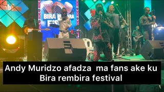 Andy Muridzo afadza ma fans ake ku Bira rembira festival [upl. by Zednanref]