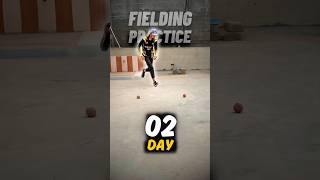 Fielding Practice  Day 02 📍 Fielding Drill in Cricket  30dayschallenge fielding shorts [upl. by Sorce396]