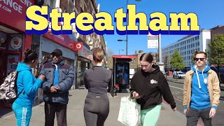 London Walk  STREATHAM High Street Walking Tour 🇬🇧 [upl. by Asilram118]