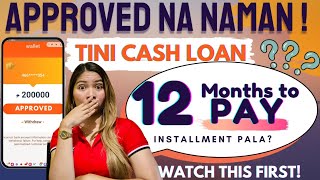 ✅️APPROVED NA NAMAN SA BAGONG APP TINI CASH LOAN  😍 ALAMIN KUNG MAGKANO ANG PWEDENG UTANGIN [upl. by Neelrahs]