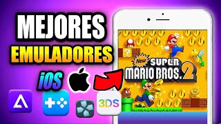 LOS MEJORES EMULADORES para IPHONE IOS😯 DELTA EmuThreeDS PROVENANCE [upl. by Asserac]