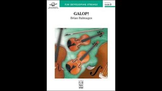 Galop by Brian Balmages Orchestra  Score and Sound [upl. by Adnirod]