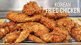 Crispy Korean Fried Chicken Wings [upl. by Neimad]