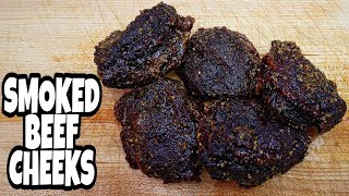 How To Smoke Beef Cheeks  Barbacoa Tacos [upl. by Nomelc]