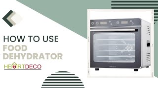 HOW TO USE  Food dehydrator for biltong and fruit [upl. by Odidnac]