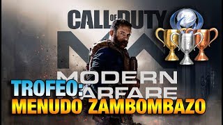 MENUDO ZAMBOMBAZO TROFEOLOGRO  MISIÓN EN EL HORNO  CALL OF DUTY MODERN WARFARE 2019 [upl. by Ezalb57]