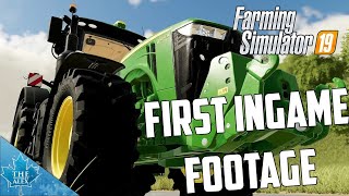 Farming Simulator 19  First Ingame footage FS19 John Deere 8400R InDepth [upl. by Roderich]