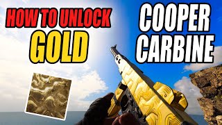 How to Unlock GOLD COOPER CARBINE FAST BEST AR IN WARZONE Call of Duty Vanguard GOLD GUIDE [upl. by Syst]