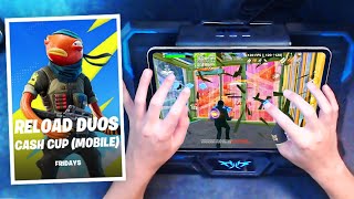 FORTNITE RELOAD PLATFORM CASH CUP ON MOBILE Fortnite iOS [upl. by Damick542]