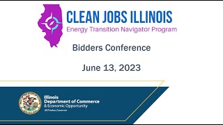 CEJA Energy Transition Navigators Bidders Conference  6132023 [upl. by Calendra]