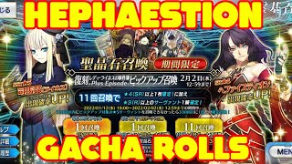 Fake Servants SPOOKING ME Hephaestion Gacha Rolls 【FateGrand Order JP】 [upl. by Dall877]