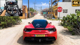 Ferrari 488 GTB  Forza Horizon 5  Logitech g29 gameplay [upl. by Acim]