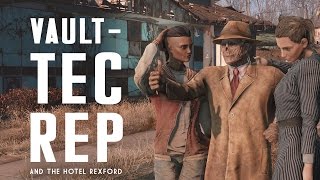 The Full Story of the VaultTec Rep amp the Hotel Rexford  Fallout 4 Lore [upl. by Llewkcor]