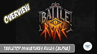 BATTLERUNE  Archvillain Games  NEW Tabletop Miniatures Rules ALPHA  Overview [upl. by Jaworski]