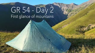 Day 2 Hiking 220km through the French Alps  Ultralight on the GR54 [upl. by Trometer707]