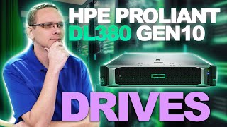 HPE ProLiant DL380 Gen10 Server  HDDs amp SSDs  Hard Drives  Solid State Drives  Test Drive Health [upl. by Eusebio]