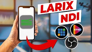 MÓVIL como CÁMARA para OBS o vMix ► Utiliza Larix Broadcaster NDI [upl. by Irahk]