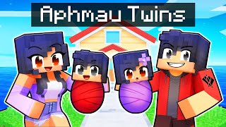 Aphmau and Aaron HAD TWINS in Minecraft [upl. by Arlin241]