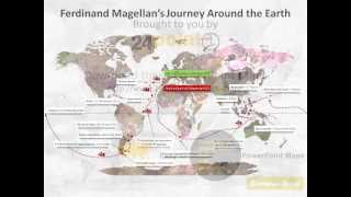 Timeline of Magellans circumnavigation  A Visual Representation [upl. by Higginbotham]