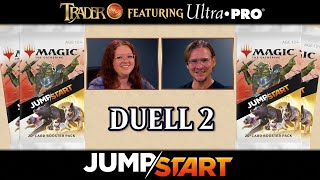 MTG Duel 2 Jumpstart Decks Magic the Gathering deutsch Trader Tutorial Duell Match Unboxing Spoiler [upl. by Jehu]