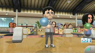 Wii U  Wii Sports Club  Online Bowling Gameplay [upl. by Ettenowtna]