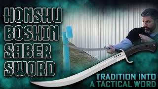 True Swords Rock Solid Honshu Boshin Saber Sword [upl. by Elinet]