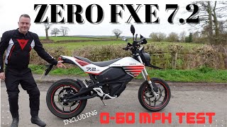 ZERO FXE 72 11KWTHE FASTEST LEARNER BIKE EVER [upl. by Nnaerb]