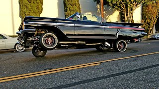 Lowrider 1959 Impala TheMotherShip Clowning [upl. by Ardine]