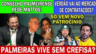 URGENTE CONSELHEIROS PEDEM VOLTA DE MATTOS  CHEGOU A HORA VAMOS CONTRATAR  CREFISA DE MUDANÇA [upl. by Schweitzer]