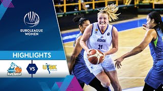 Perfumerias Avenida Salamanca  ZVVZ USK Praha  Highlights  EuroLeague Women 202122 [upl. by Ailito]