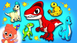 Club Baboo  Dinosaurs Names for Kids  Dinosaur Puzzle Cartoon videos  Dino Alphabet ABC [upl. by Camila52]