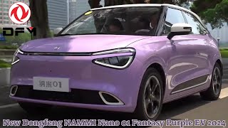 Limited Edition  New Purple Color Added  New Dongfeng NAMMI Nano 01 Fantasy Purple EV 2024 [upl. by Nhojleahcim]