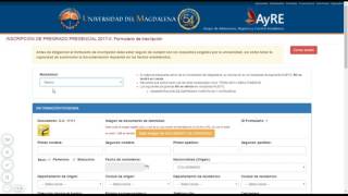 Proceso de Inscripción Universidad del Magdalena [upl. by Othilia16]