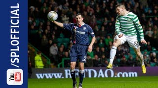 Gary Hooper Scores The First of His Two Goals Celtic 40 Ross County 22122012 [upl. by Wyly]