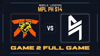 FNOP vs BLACKLIST GAME 2  MPL PH S14 [upl. by Icrad208]