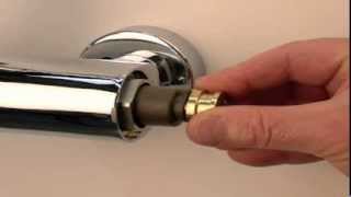 Shower Bar Valve Temperature Calibration Procedure  How to [upl. by Dinse]